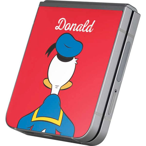 Disney Friends Donald Duck Backwards Galaxy Z Flip6 Skin